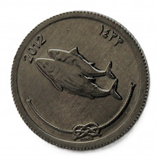 Мальдивы 5 лаари 2012 UNC. Рыба