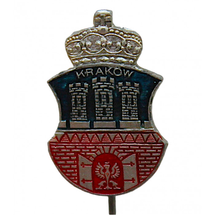 Польша (ПНР) знак на игле "Krakow". Краков