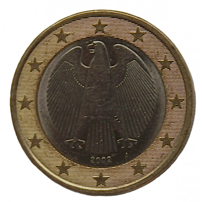 Германия 1 евро 2002 (J) Федеральный орел
