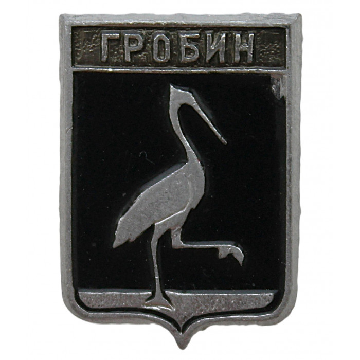 СССР нагрудный знак "Гробин" (Курляндская губерния)