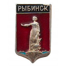 СССР знак "Рыбинск". Монумент "Мать-Волга" (Ярославская губерния)