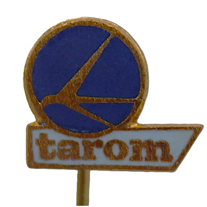 Румыния (СРР) знак на игле "Tarom". Transporturile Aerliene Romane. Национальный авиаперевозчик Румынии
