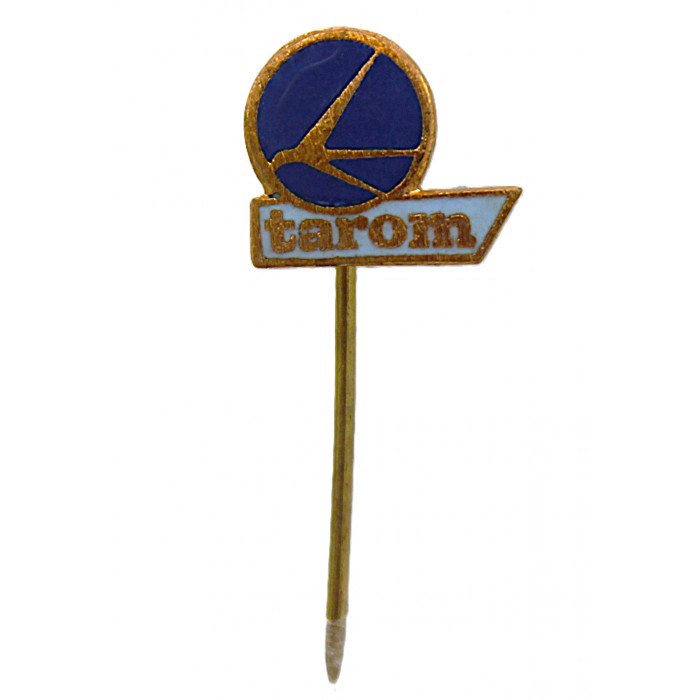 Румыния (СРР) знак на игле "Tarom". Transporturile Aerliene Romane. Национальный авиаперевозчик Румынии