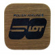 Польша. Знак на игле "LOT". Polish Airlines. 50 лет. Польские авиалинии