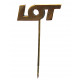 Польша. Знак на игле "LOT". Polish Airlines. Польские авиалинии. С наилучшими пожеланиями