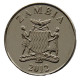 ЗАМБИЯ 1 квача 2012 UNC. Птица. Замбийский барбет