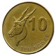 ЗАМБИЯ 10 нгве 2012 UNC. Африканская антилопа
