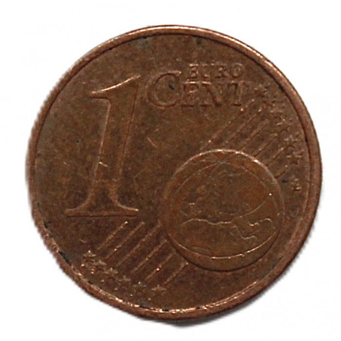 ГЕРМАНИЯ 1 евроцент 2002 (D) Ветвь дуба