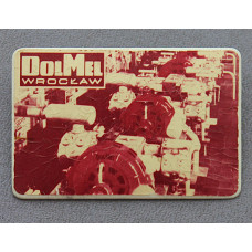 ПОЛЬША знак "DolMel". Wroclaw. Завод в Вроцлаве. Промышленный цех