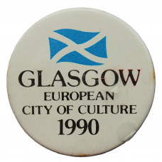 ШОТЛАНДИЯ знак "Glasgow". European city of culture 1990. Глазго - Культурная столица Европы 1990 года