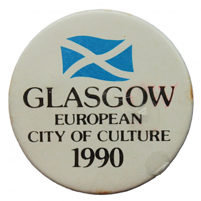 ШОТЛАНДИЯ знак "Glasgow". European city of culture 1990. Глазго - Культурная столица Европы 1990 года