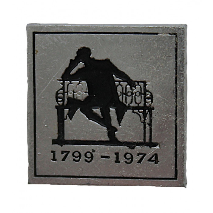 СССР 1974 знак "А.С. Пушкин". 175 лет со дня рождения