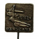 Польша (ПНР) знак на игле "Nika Warszawa".  Памятник Героям Варшавы - "Варшавская Ника"