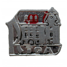 СССР (Латвия) знак "Riga". Рига. Здание Старого города