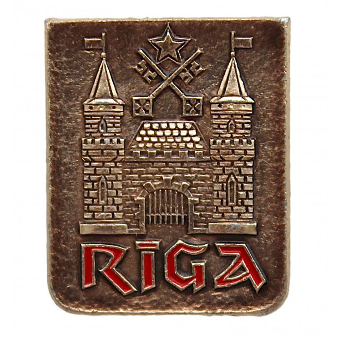 СССР (Латвия) знак "Riga". Рига