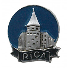 СССР (Латвия) знак "Riga". Рига. Пороховая башня