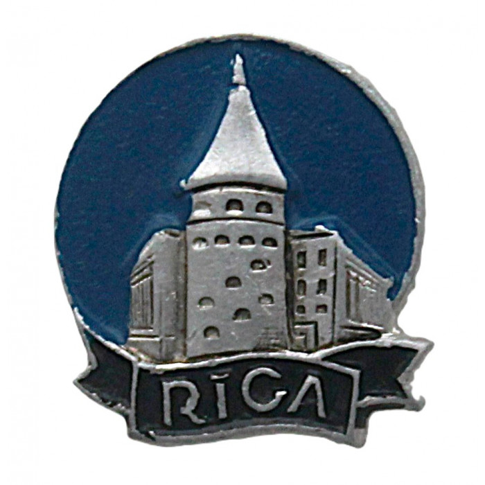 СССР (Латвия) знак "Riga". Рига. Пороховая башня