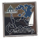 СССР знак "Селигер". Нило-Столобенская пустынь (ситалл, зеркальный) В родной запайке
