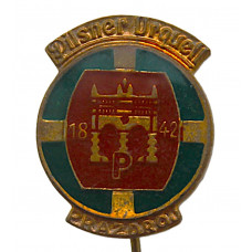 Чехословакия (ЧССР) знак на игле "Pilsner Urquell". Знаменитая пивоварня в городе Пльзень
