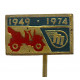 Чехословакия (ЧССР) 1974 знак на игле "Mototechna". 25 лет компании. Продажа и обслуживание автомототехники