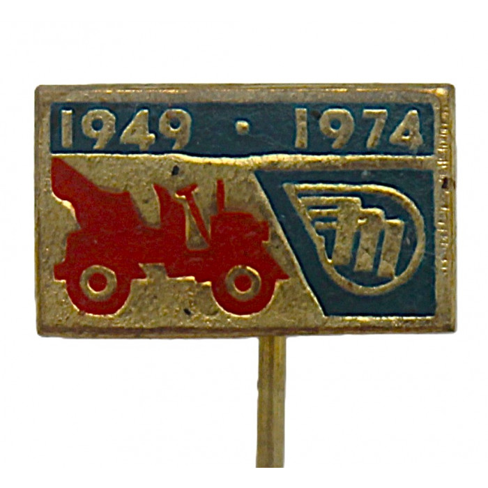 Чехословакия (ЧССР) 1974 знак на игле "Mototechna". 25 лет компании. Продажа и обслуживание автомототехники