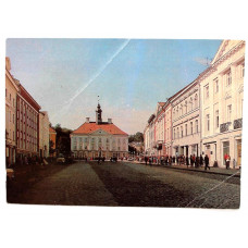 СССР почтовая открытка "Эстонская ССР. Тарту. Здание исполкома Горсовета" (Минсвязи, 1983) чистая