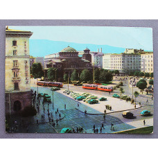 Болгария. Открытка "София". Площадь Ленина. Чистая