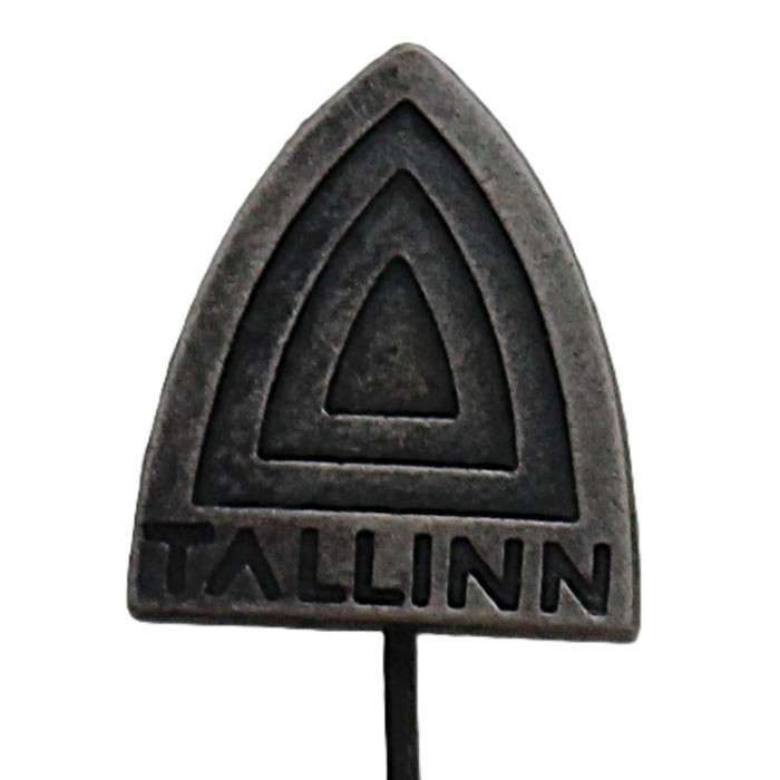 СССР (Эстония) знак на игле "Tallinn". Таллин. Символ готической архитектуры Старого города