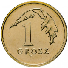 Польша 1 грош 2025 (UC# 4) UNC