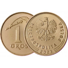 Польша 1 грош 2023 (UC# 4) UNC
