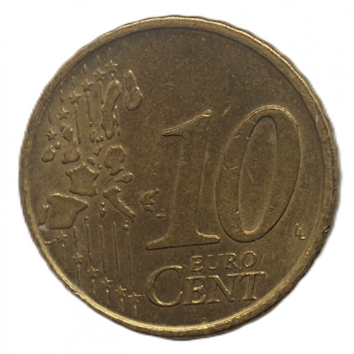 Испания 10 евроцентов 1999 (KM# 1043) Мигель Де Сервантес