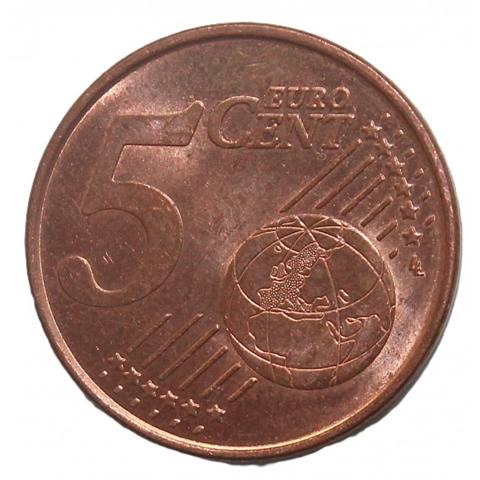 Италия 5 евроцентов 2024 UNC. Римский Колизей