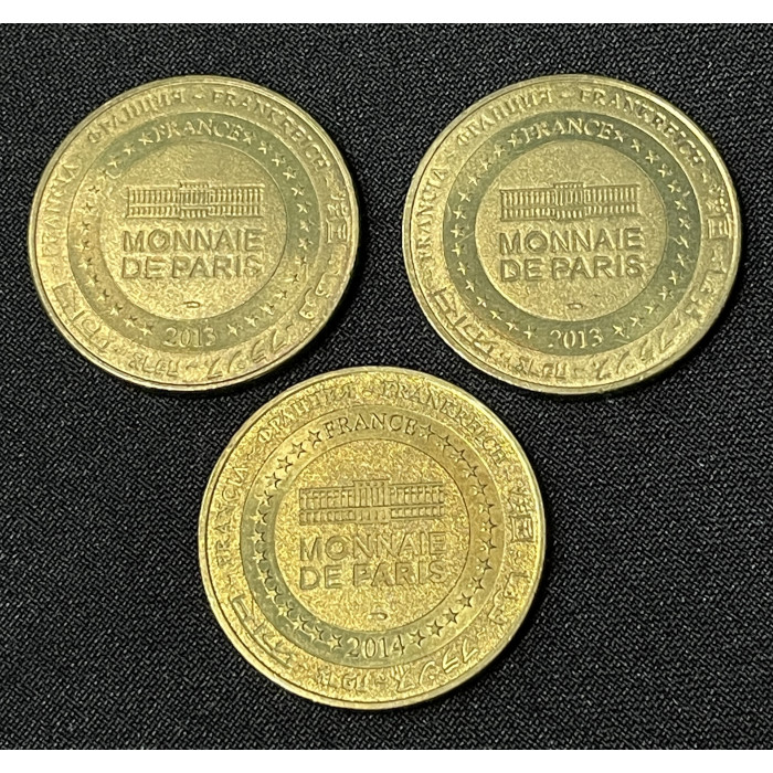 Монако Набор медалей Музей Океанографии 3 шт.