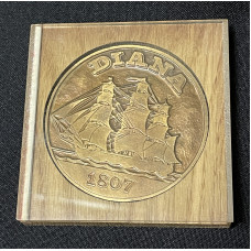 Медаль Выставка в Нагасаки 1990 Диана 1807