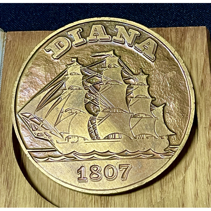 Медаль Выставка в Нагасаки 1990 Диана 1807