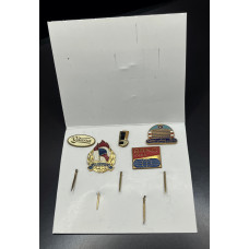 Чехословакия набор №4 из 5 Значков. Латунь, эмаль, булавка