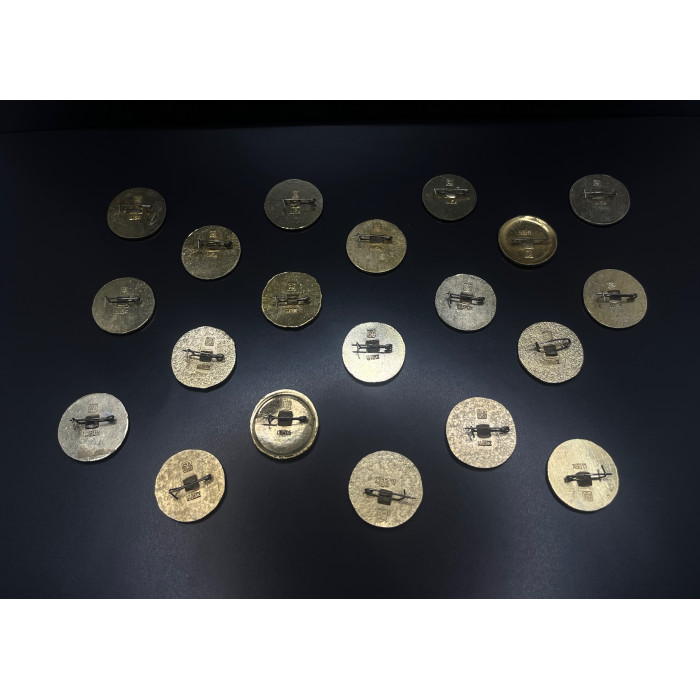 Набор из 20 Значков Города / Гербы. Серия Золотое Кольцо