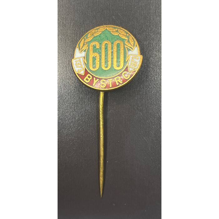 Чехословакия Значок 600 лет городу Быстрица (BOX)