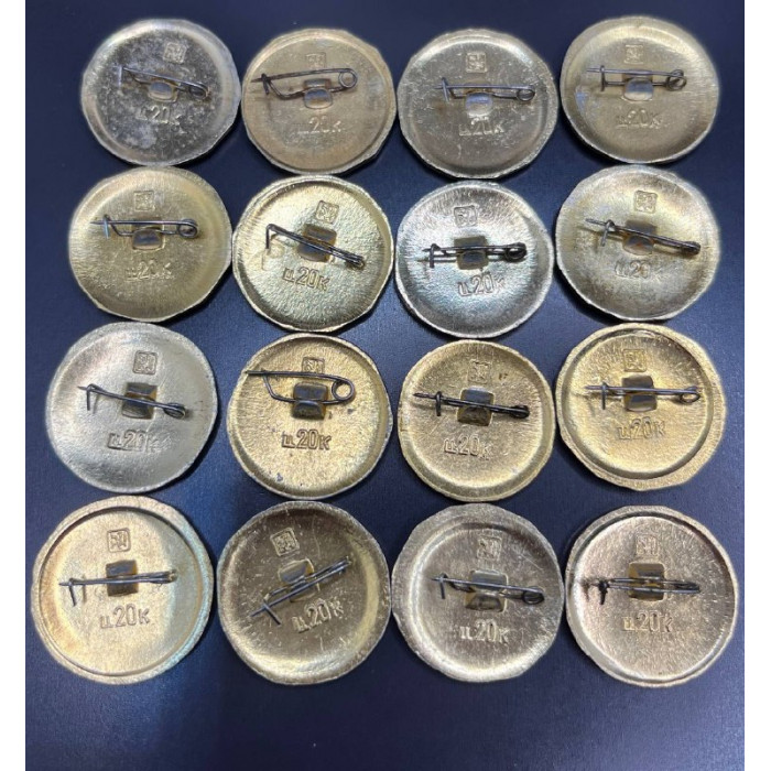 Набор из 16 Значков Города / Гербы №2. Серия Древний Герб