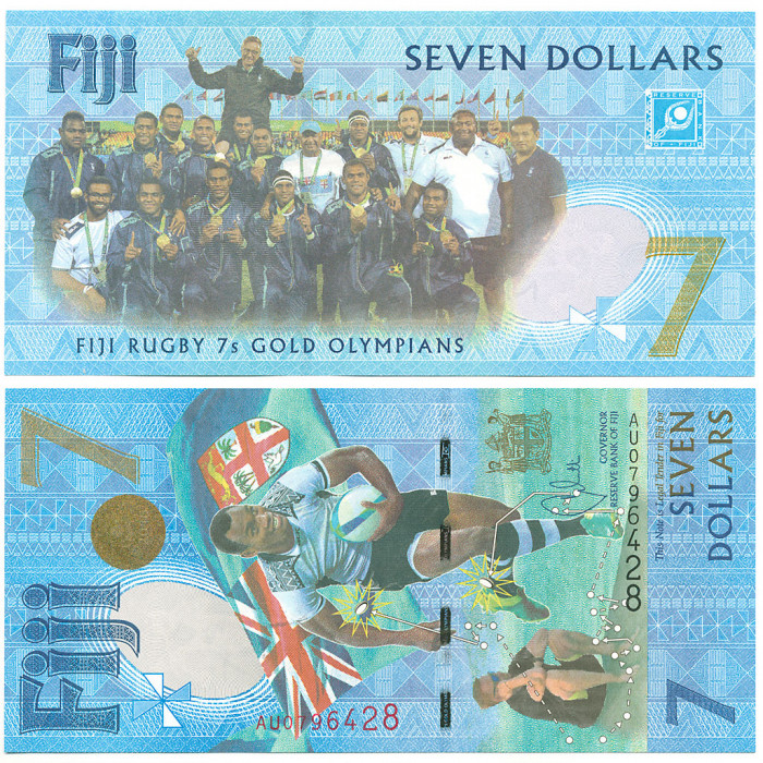 Фиджи 7 Долларов 2017 год UNC P# 120a