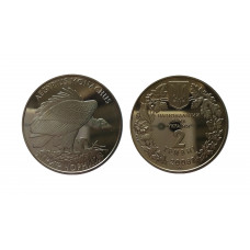 Украина 2 гривны 2008 год UNC KM# 433 Гриф черный