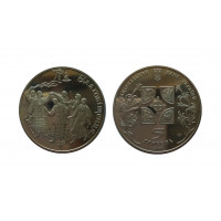 Украина 5 гривен 2008 год UNC KM# 500 Благовещение