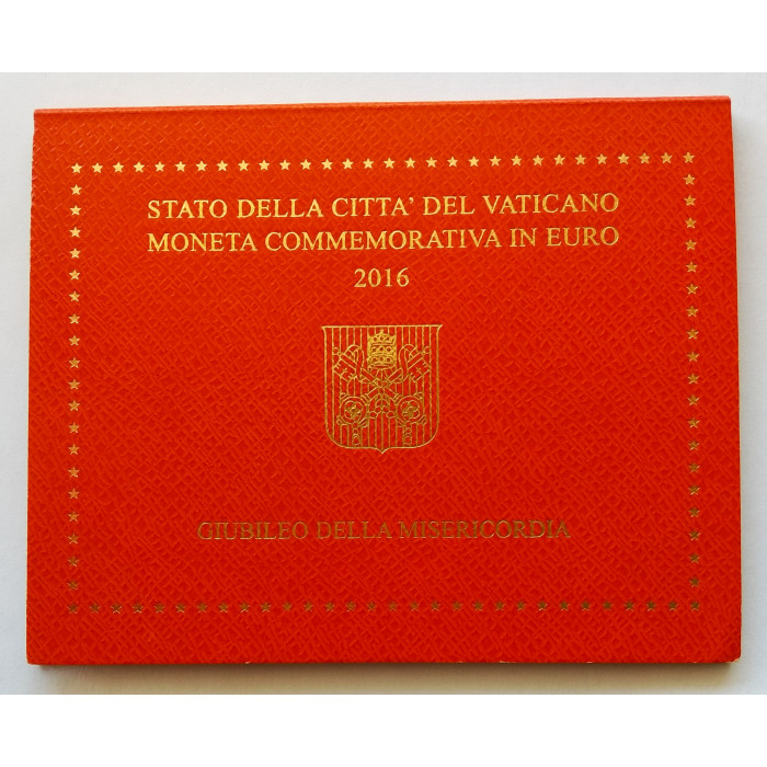 Ватикан 2 евро 2016 год UNC UC# 102 Год милосердия