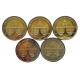 Германия 2 евро 2016 ADFGJ год UNC KM# 347 Цвингер, Саксония комплект из 5 монет