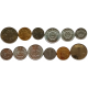 Китай КНР 1 2 5 феней 1 5 цзяо 1 юань 1986-2015 год UNC KM# 1, 2, 3, 1210b, 1212, 1411 набор из 6 монет
