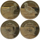 Шетландские острова 1 фунт 2018 год Col# FF-04042, 04043 Подорлик и ястребиный орел фантазийные выпуски набор из 2 монет