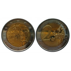 Финляндия 2 евро 2010 год UNC KM# 154 150 лет финской валюте