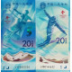 Китай 20 юаней 2021 год UNC XXIV зимние Олимпийские игры Пекин 2022 Набор из 2 банкнот