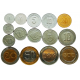 Алжир 1 2 5 10 20 сантимов 1/4 1/2 1 2 5 10 20 50 100 200 динаров 1964 - 2018 год UNC KM# 94 95 UC# 115 116 118 123-130 132 140 Набор из 15 монет