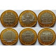 Белоруссия (Беларусь) 2 рубля 2018 год UNC UC# 147-152 Архитектурное наследие Беларуси Набор 6 монет в буклете